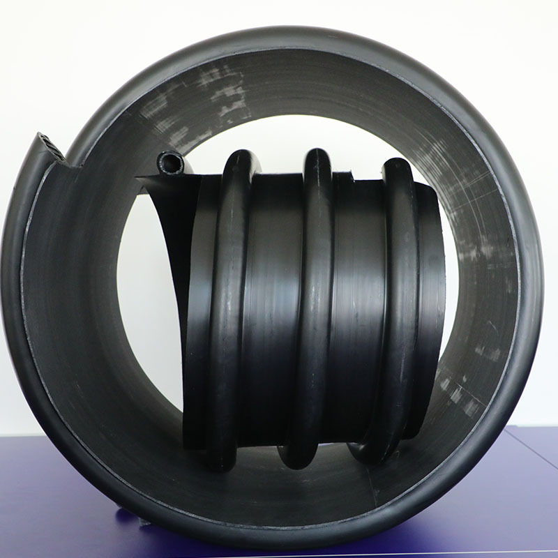 hdpe热缠绕结构壁B型管 规格DN400大口径排污管 供应 源头厂家