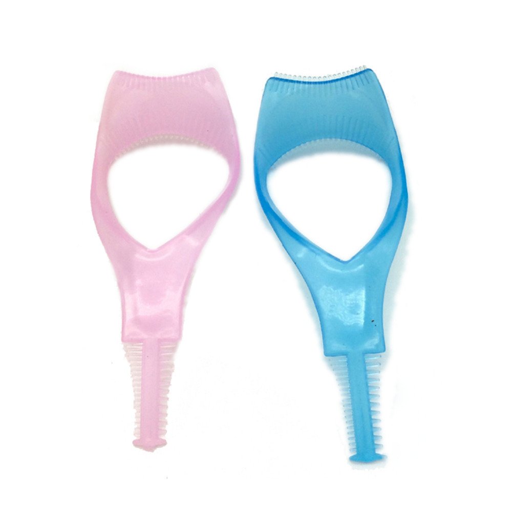 Transfronterizo en stock tres en uno Tarjeta de pestañas de cristal pestaña auxiliar deflector herramienta OPP bolsa