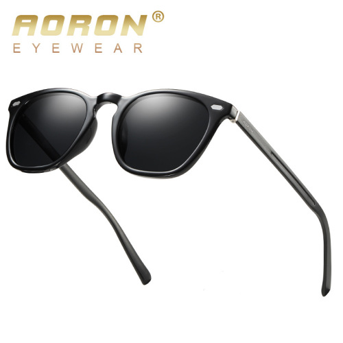 New AORON Fashion TR Polarized Color Changing Sunglasses Aluminum Magnesium Sunglasses Night Vision Goggles Wholesale A581BS