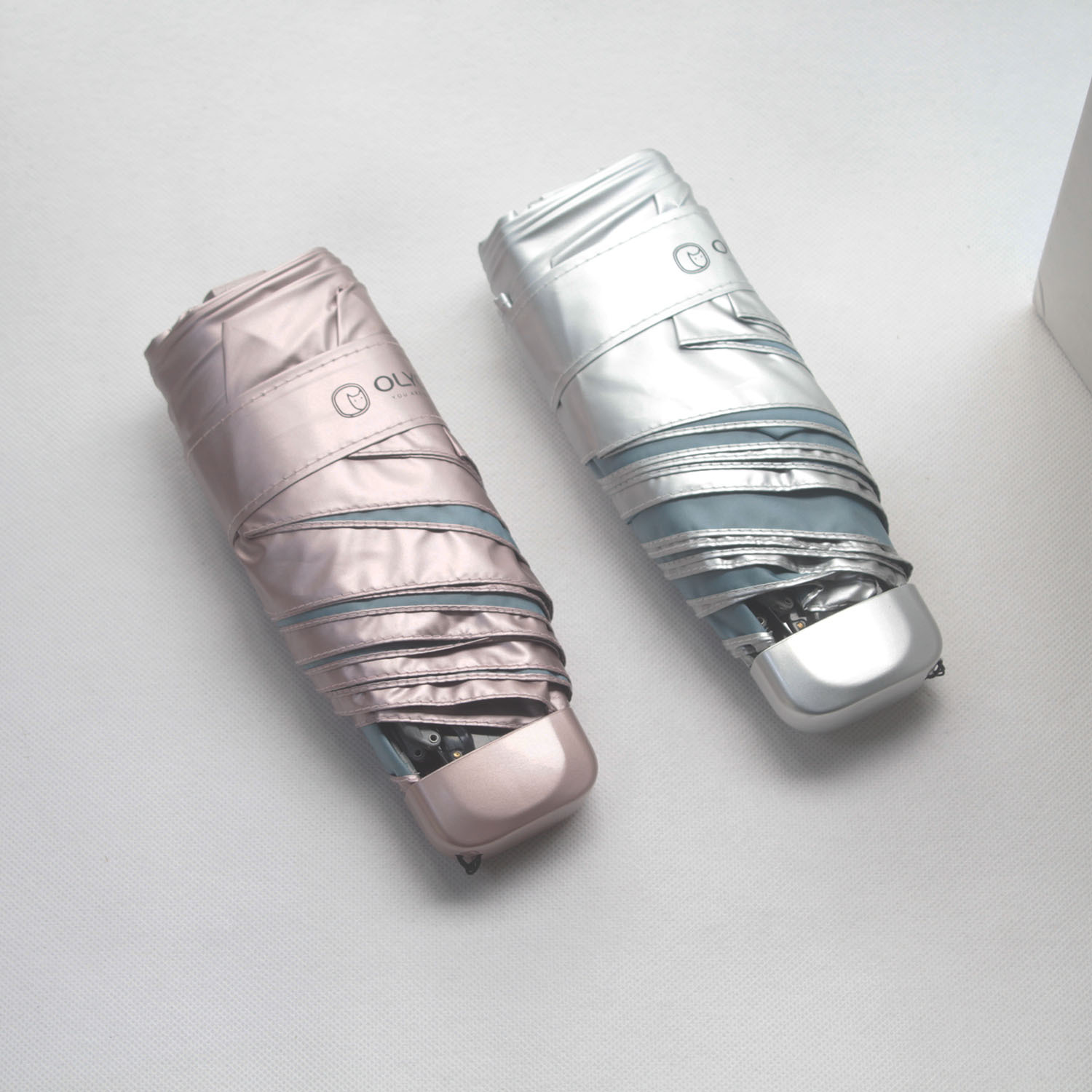 抜けるチタンシルバー平五折日傘日焼け止め紫外線防止折り畳み傘女子ミニポケット傘