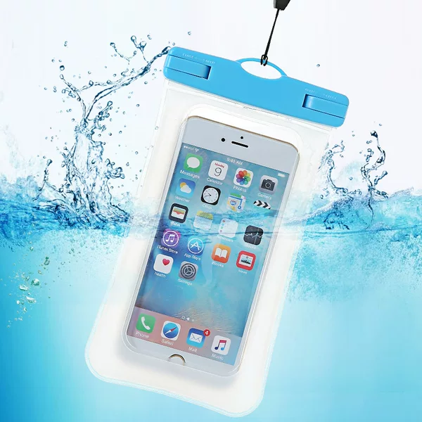 Waterproof Phone Bag, Diving Phone Case, Touch Screen Universal Swimming Waterproof Phone Case, Neck Hanging Dustproof Bag for Apple and Huawei