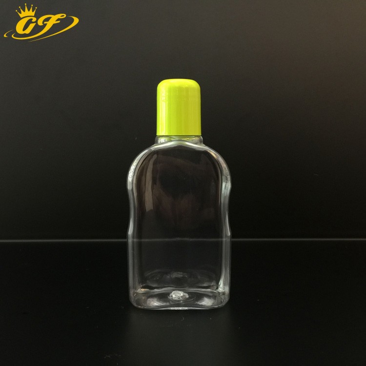 厂家供应100ml精油瓶 100ml方形抚触油瓶子润肤油瓶pet塑料瓶包材