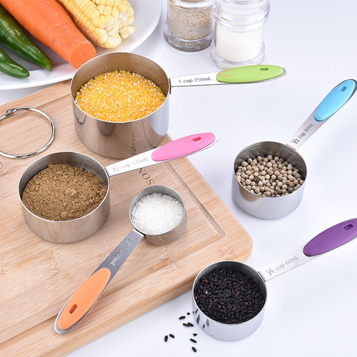 Stainless Steel Measuring Cups and Spoons 10-piece Baking Set Measuring Cups and Spoons Set