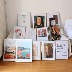 Simple and narrow edge aluminum alloy picture frame, creative mounting, wall-mounted poster, advertising photography, photo collage frame