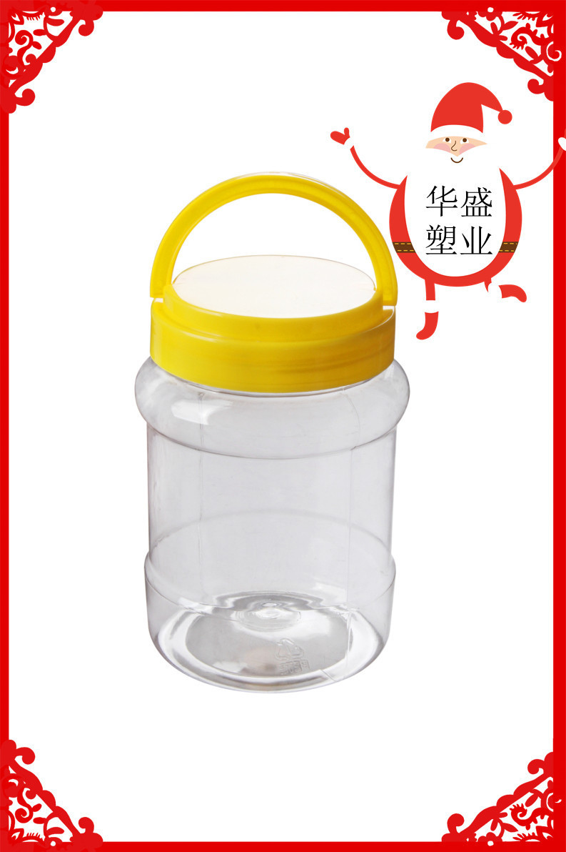 专业生产1000ml塑料罐  广口零食罐 pet塑料糖果盒