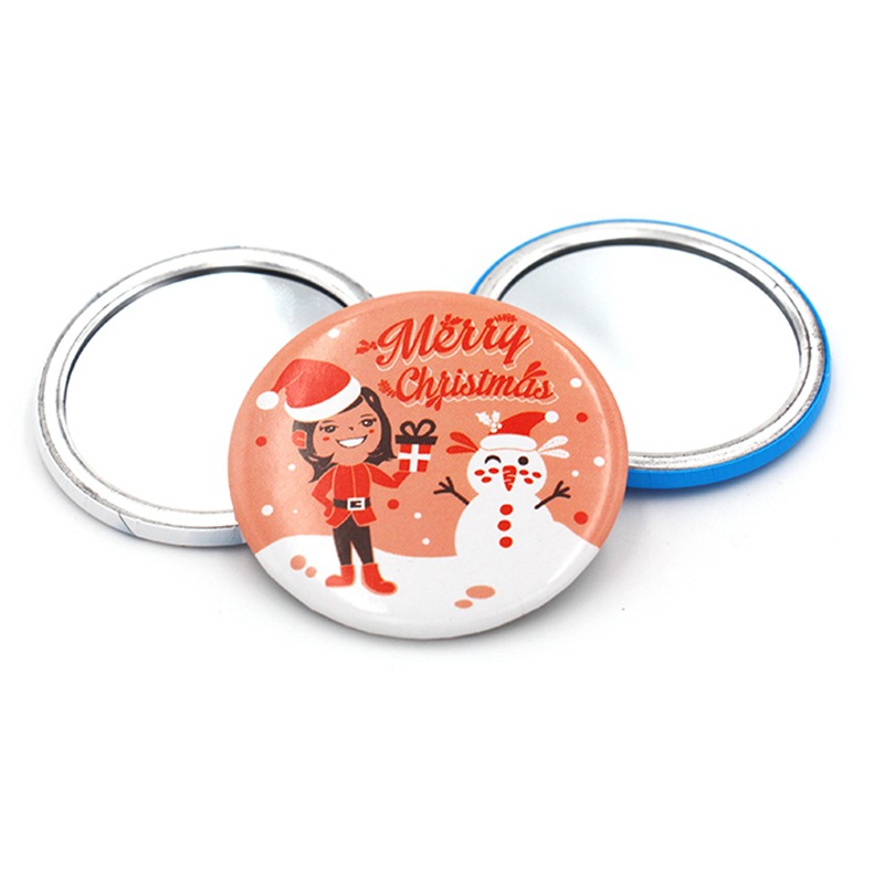 厂家生产 质量   韩版 甜美可爱卡通 金属材质马口铁镜子