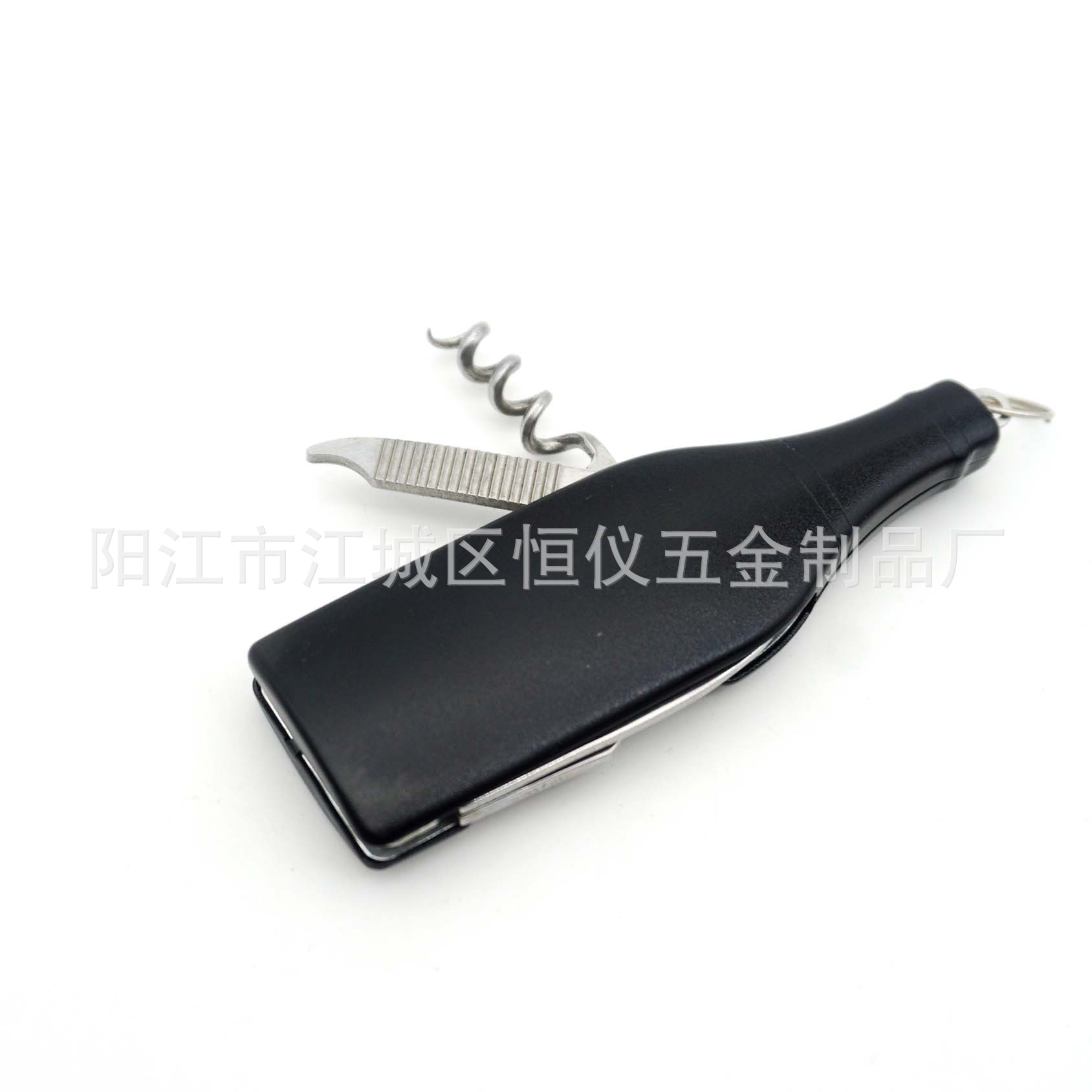 供应开瓶器 酒瓶形状开瓶器金属啤酒开瓶器 红酒开瓶器多色4开