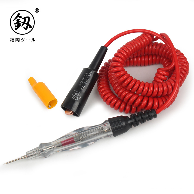 供应福冈工具多用汽车电路测电笔汽车维修验电笔汽修试电笔
