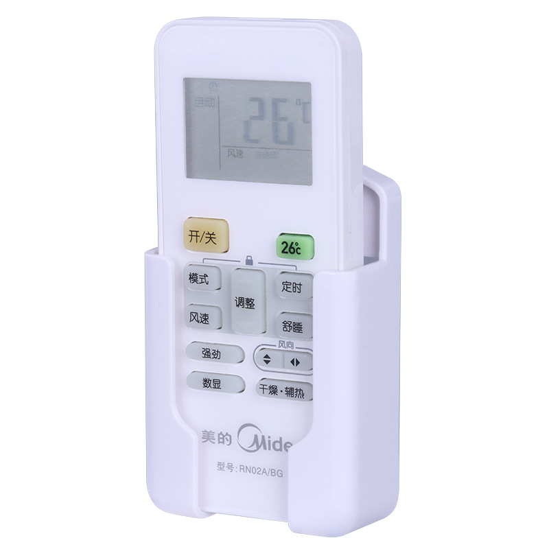Hongcheng aire acondicionado frío control remoto rack montado en la pared sin clavos soporte adhesivo caja de almacenamiento montado en la pared