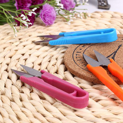 Yarn scissors, household daily small scissors, household yarn scissors, cross stitch, thread scissors/tailor's U-shaped scissors