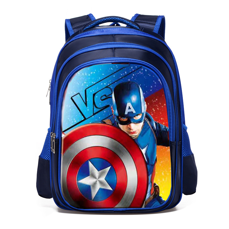 Estudiante de la escuela primaria mochila masculina niños de dibujos animados mochila Grado Uno Dos Tres ligero resistente al desgaste de gran capacidad a prueba de agua al por mayor