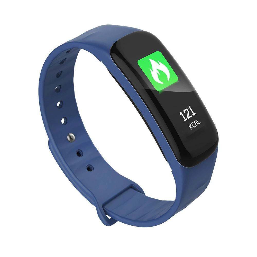 Водостойные умные часы с модным браслетом, отслеживание сердцебиения, Bluetooth, доступны в черном, красном и синем