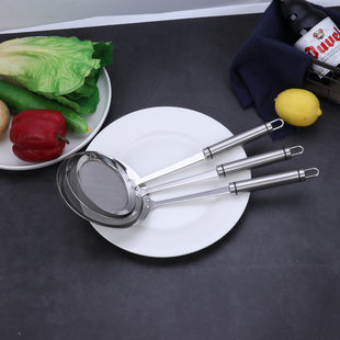 304 stainless steel oil separation net sieve filter spoon kitchen fried hot pot net leak filter fruit filter spoon partition