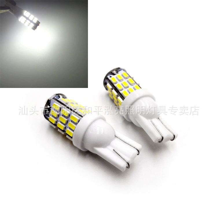 Автомобильная Светодиодная лампа W5W Светодиодная лампа T10 3014 42 Light T10 Лампа освещения номерного знака Индикатор ширины света