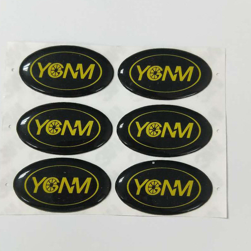 供应家用电器标牌滴胶 滴塑LOGO牌 手机按键贴纸滴胶标