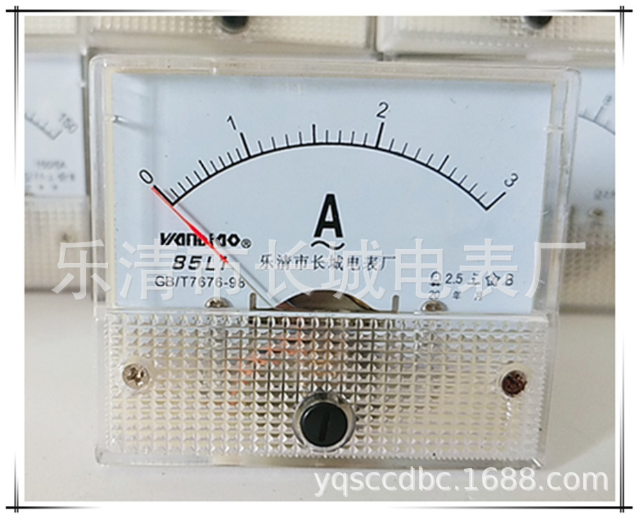 长城电表厂 85L1 3A 交流指针电流表 直接式 厂家直销 65*55