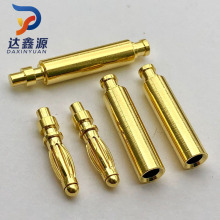 跨境商家供应电池包灯笼花插针2.5*14.7鼓簧插头2.5*18母孔端子