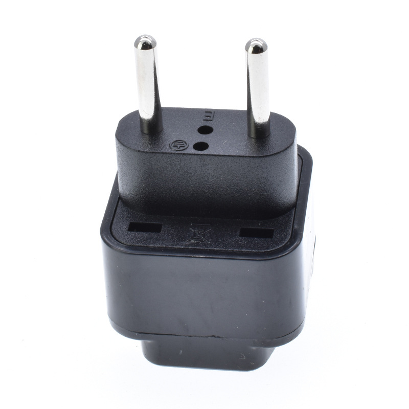 Adaptador de enchufe eléctrico China a Europa, conversor de corriente estándar europeo WD-9C, conector de viaje