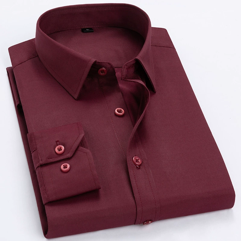 Весна длинный рукав, рубашка для отдыха, slim fit