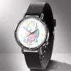 Cartoon minimalistic universal fashionable watch for leisure suitable for men and women