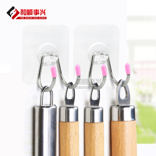 New product stainless steel thickened 4.0mm hook kitchen storage hook no punching wall hook bathroom towel hook