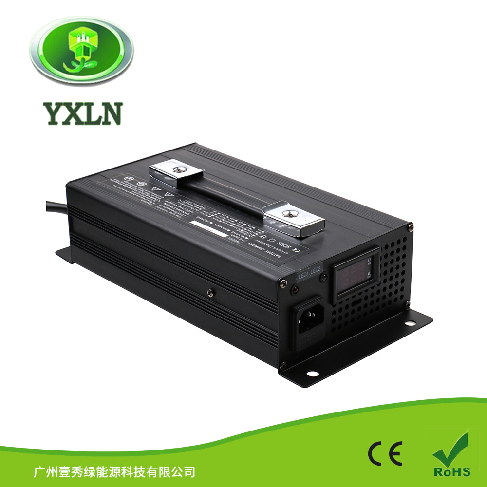 LED 12V 40A 铅酸充电器 14.6V 40A磷酸铁锂16.8V 40A 锂电充电器