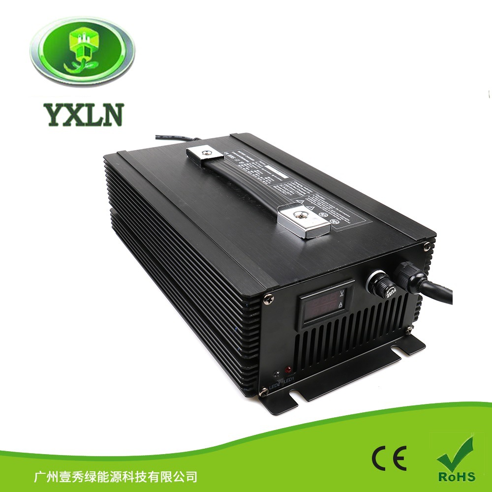 1500W大功率叉车充电器16.8V80A锂电池充电器12V电动车充电器