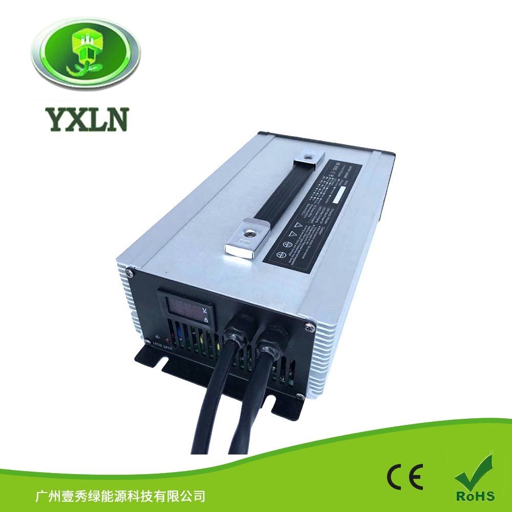 带LED指示灯16.8V14.6V50A充电器显示仪4串锂电磷酸铁锂充电器