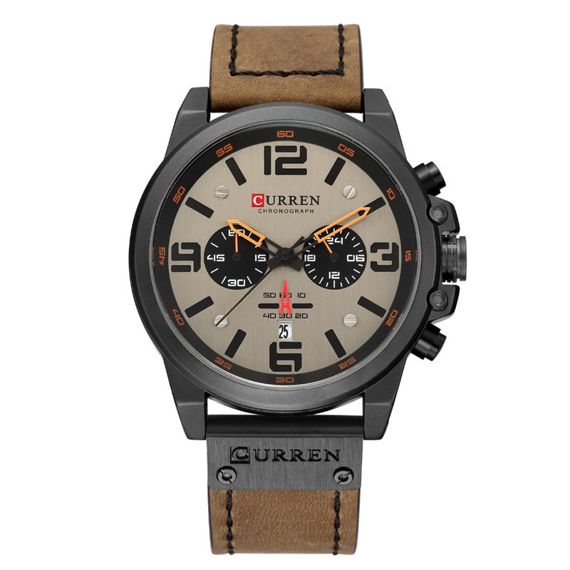 CURREN Carian 8314 reloj de cuarzo de correa multifuncional para hombres reloj deportivo de moda casual para hombres reloj para hombres