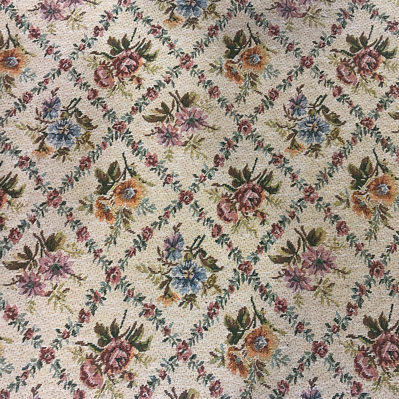 厂家直销1.5米2米沙发布沙发面料提花箱包面料梭织提花布涤棉混纺