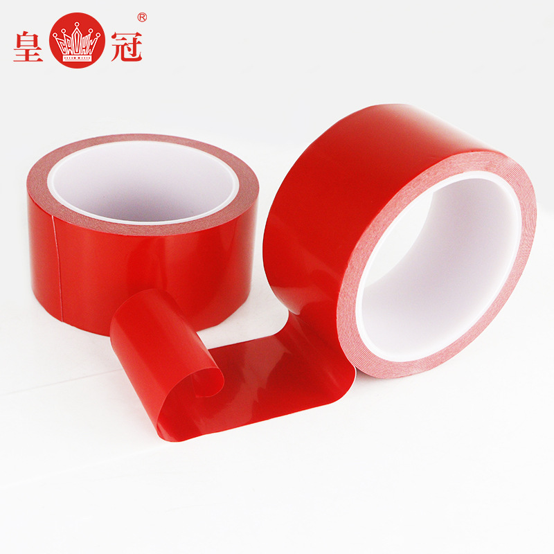 皇冠亚克力泡棉双面胶耐高温防水胶带太阳能面板汽车标牌粘贴