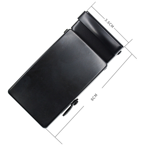 Pure black electrophoresis automatic buckle men's 4.0 online gift belt buckle street stall automatic belt buckle head