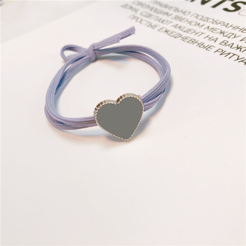 Japón y Corea del Sur lindos anillos de cabello azul pálido chicas amorosas cuerdas de cabeza nudo arco de perlas cordón de goma cuerdas de cabello