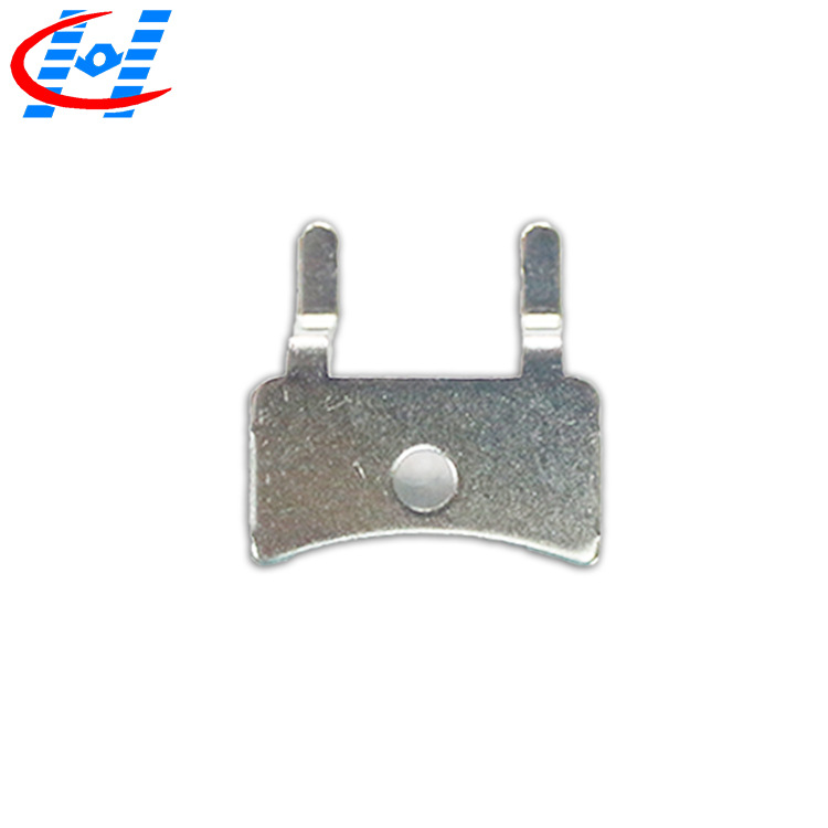 厂家直销新保险盒带孔小铁片现货 五金家具方形冲压加工铁片制作