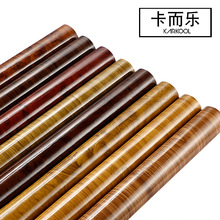 亮光木纹膜 汽车贴纸车身贴改色膜啶制 PVC汽车贴膜 棕色系车身贴