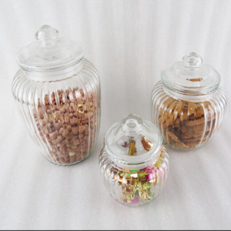 厂家直销密封玻璃罐650ml玻璃南瓜收纳泡菜瓶礼品罐咖啡罐批发