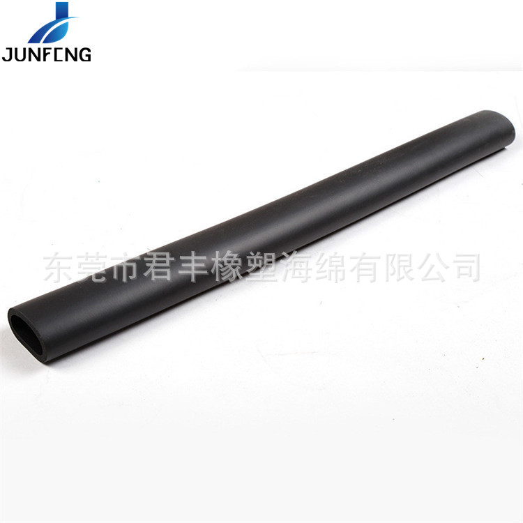 不锈钢椅子包边空心管黑色光面NBR橡塑套管高密度海绵扶手把套