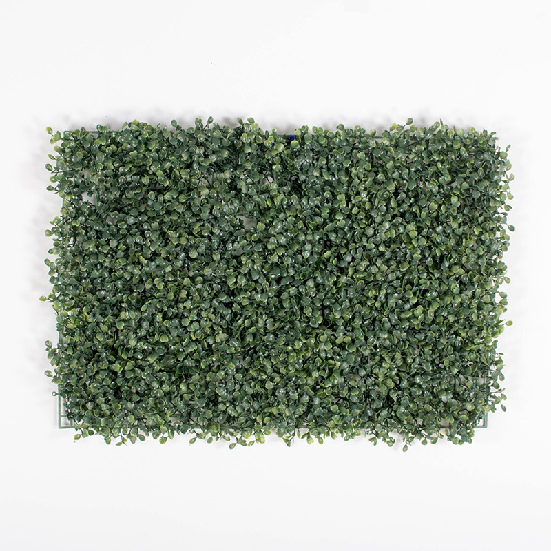 Pared de planta de simulación, pared de fondo de plástico, rocalla, planta verde encriptada, césped, tienda, decoración, pared de flores, venta directa de fábrica