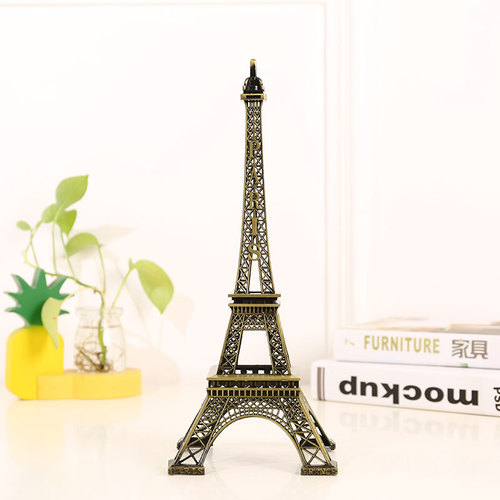 Paris Eiffel Tower ornaments home crafts decorations tower model Paris style with box wholesale