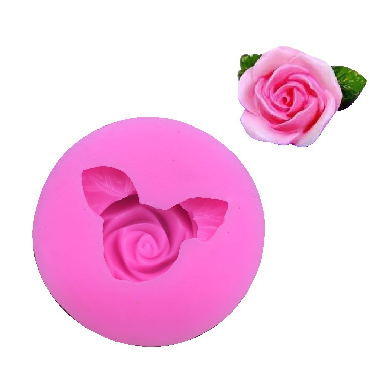 Rose Carnation Lotus Lotus fondant mold silicone baking tool diy cake dessert mold
