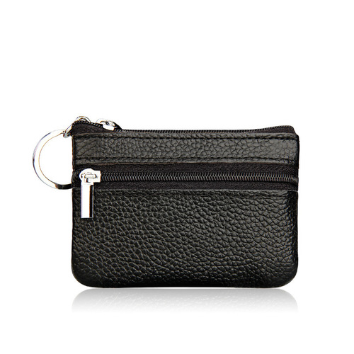 Wholesale Cartoon Mini Cowhide Coin Purse Creative Korean Style Zipper Key Bag Coin Loose Purse Bag
