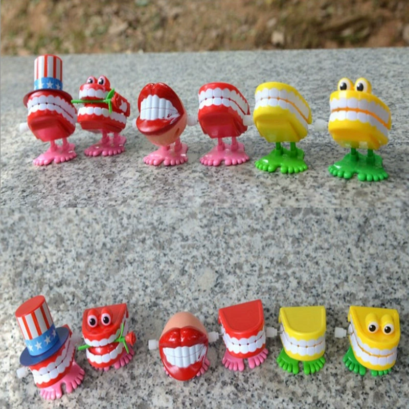 Обмотка с глазами прыгающие зубы Новогодний подарок милая детская забавная игрушка заводные зубы стоматологический небольшой подарок