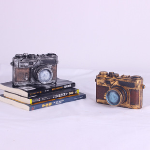 Retro decorations, old-fashioned camera, photography props