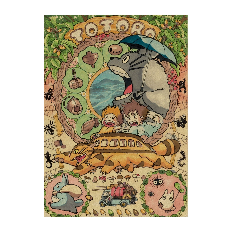 Картина из кожи в виде мультфильма, 51.5×36 см, мягкая подложка из искусственной кожи
