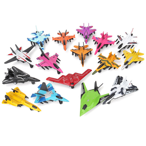 Children's toy airplane model mini alloy airplane fighter star wars finger spaceship model