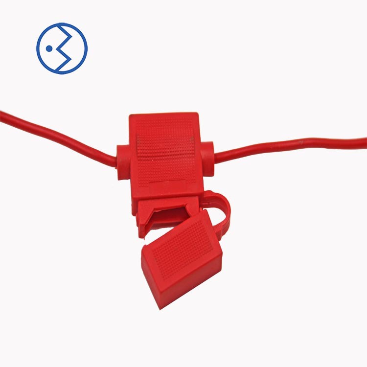 源头工厂爆款 美标规格线径长度可调 红色方形 中号车载保险丝盒