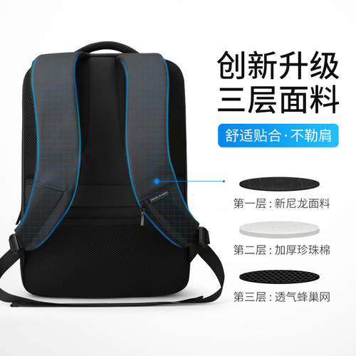 Mark Ryden cross-border computer backpack men's 16-inch business travel backpack Oxford cloth water-repellent school bag
