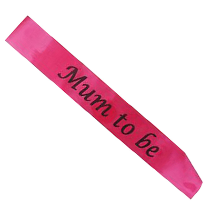 Baby Party Baby show Love correa de hombro de una sola capa correa de etiqueta correa de hombro de una sola fiesta Mamá a ser