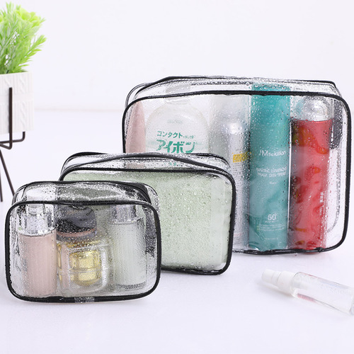 Korean version thickened PVC storage bag cosmetic bag outdoor travel waterproof and dustproof toiletry cosmetic storage bag gift