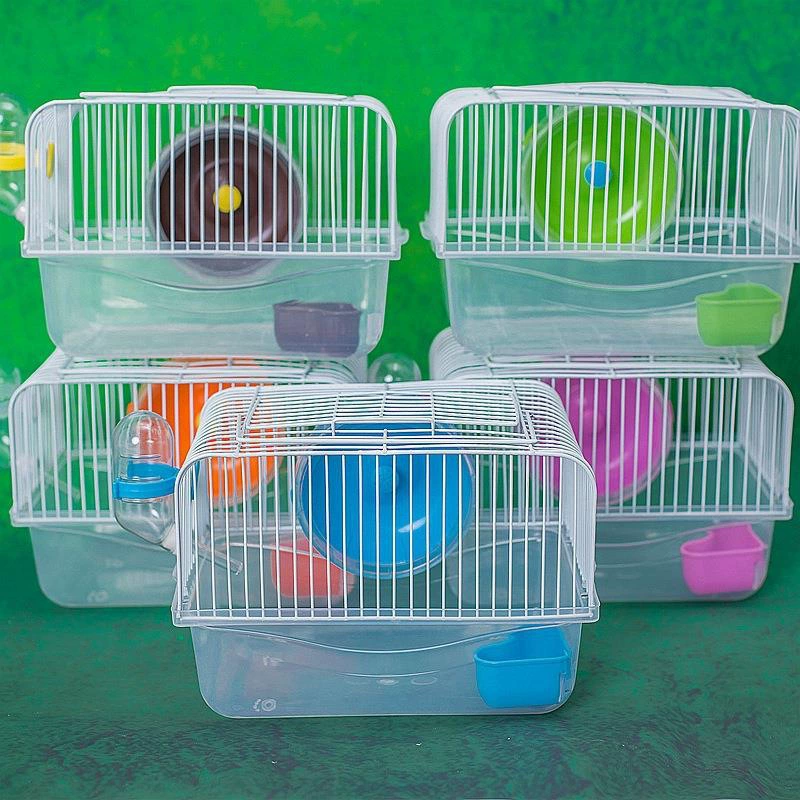 Клетка для хомяка вилла поставляет двухслойную клетку для хомяка Хомяк роскошная вилла новый кристалл небольшой сад продажа фабрики
